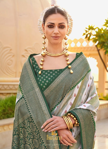 Green Pure Silk Saree