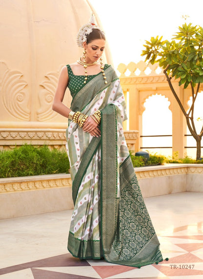 Green Pure Silk Saree