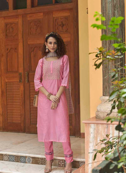 Pink Pant Style Salwar Suit