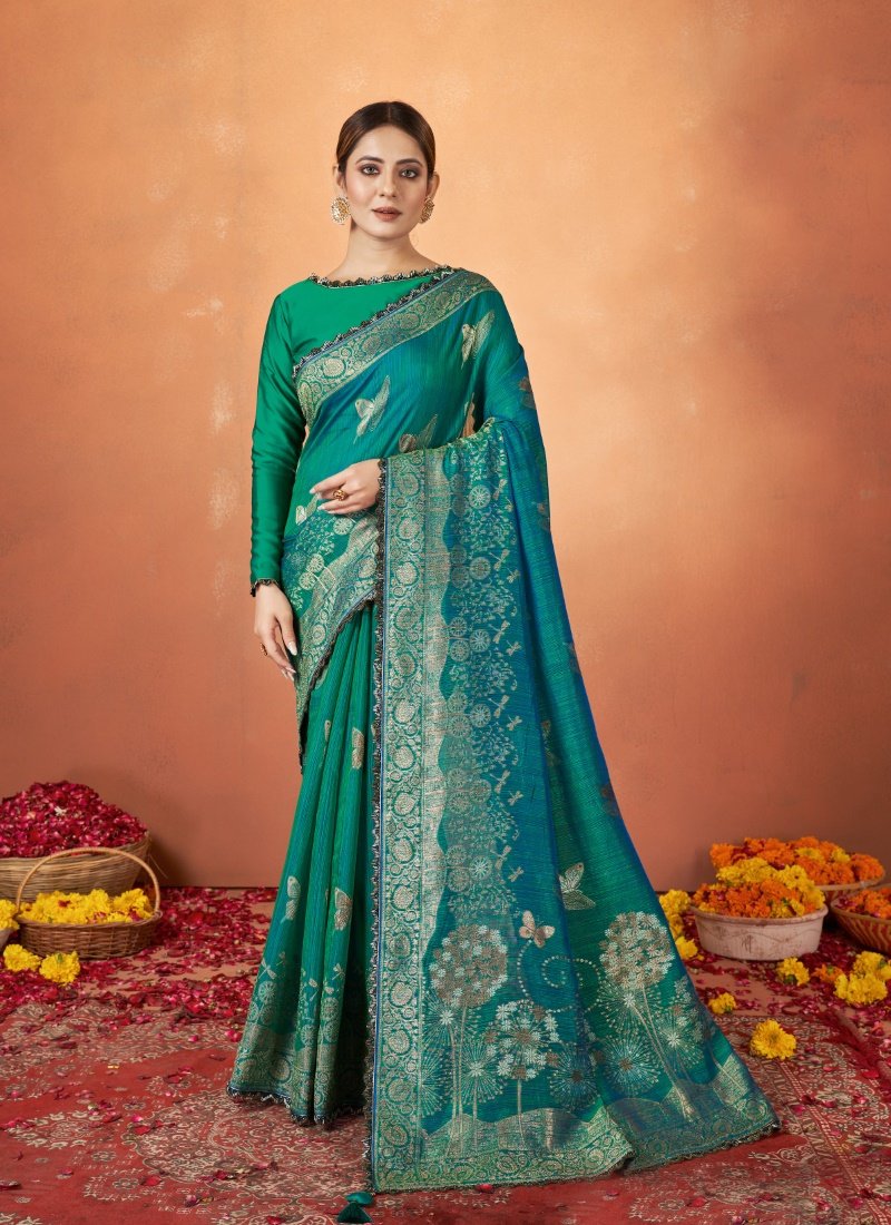 Green Kanjivaram Silk Saree