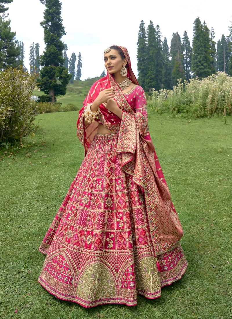Buy Old Rose Latest Designer Wedding Lehenga Choli | Wedding Lehenga Choli
