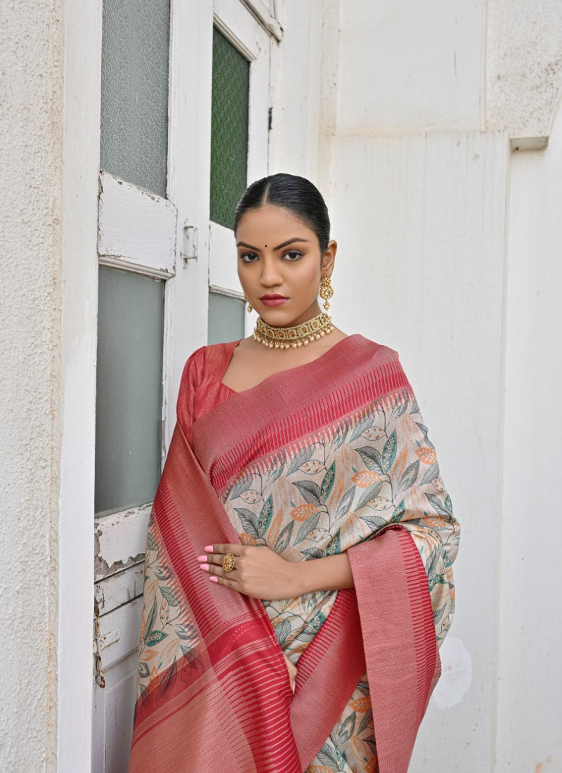 Light Green Banarasi Silk Saree