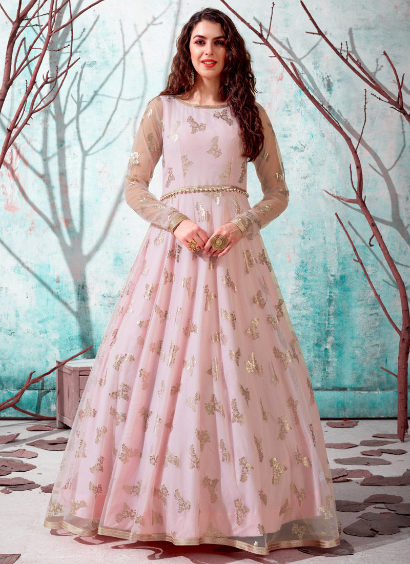 Pink Designer Gown